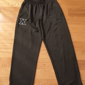 Men’s Nike Xavier University Musketeers Therma-Fit Sweatpants Large - EUC